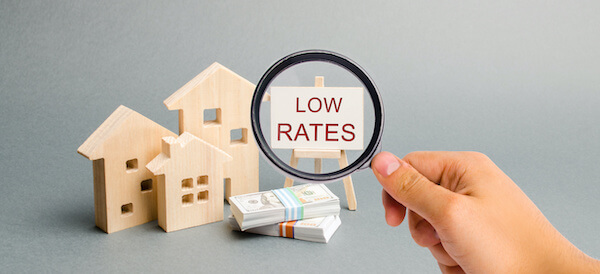 image depicting low mortgage rates